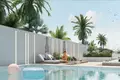 New residence Golf Vista Heights with a swimming pool and lounge areas, Dubai Sports City, Dubai, UAE