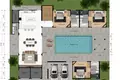 Complejo residencial Villas with private pools, in a complex with large infrastructure, 30 metres from Rawai Beach, Phuket