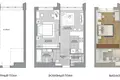 Квартира 1 комната 45 м² Минск, Беларусь