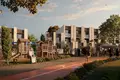 Residential complex Bianca Townhouses — luxury residence by Reportage Properties with swimming pools and green areas in Dubailand