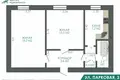 Квартира 2 комнаты 49 м² Усяж, Беларусь