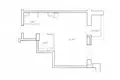 Apartamento 1 habitación 40 m² Minsk, Belarús