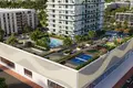 Complejo residencial New Skyhills Residence 2 with swimming pools, a restaurant and a viewpoint, JVC, Dubai, UAE