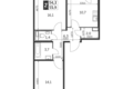 Квартира 2 комнаты 56 м² Люберцы, Россия