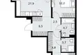 Apartamento 2 habitaciones 77 m² Kommunarka, Rusia