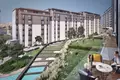 Residential complex Apartments in a residential complex with a pool and a view of the Golden Horn Bay, Istanbul, Turkey