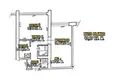 Квартира 2 комнаты 43 м² Шяуляй, Литва
