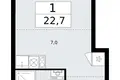 Квартира 1 комната 23 м² район Внуково, Россия