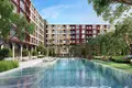 Complexe résidentiel Residential complex with a swimming pool and a gym clos to the airport, Nonthaburi, Thailand