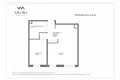 2 bedroom apartment 52 m² Warsaw, Poland