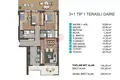 Квартира 1 комната 89 м² Эгейский регион, Турция