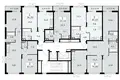 3 room apartment 60 m² poselenie Desenovskoe, Russia