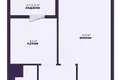 Appartement 1 chambre 39 m² Salihorsk, Bélarus