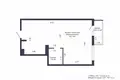 1 room apartment 51 m² Minsk, Belarus