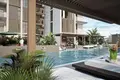 Wohnkomplex New Aria Heights Residence with swimming pools and restaurants in the prestigious area of JVC, Dubai, UAE