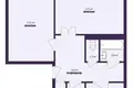 3 room apartment 65 m² Lyuban, Belarus