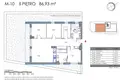 Apartamento 4 habitaciones 87 m² Cracovia, Polonia