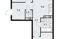 Wohnung 3 zimmer 60 m² Wnukowo, Russland