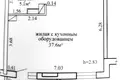 Mieszkanie 2 pokoi 47 m² Borowlany, Białoruś