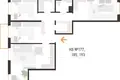 Mieszkanie 4 pokoi 82 m² Kopishche, Białoruś