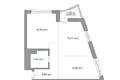 3 room apartment 55 m² Minsk, Belarus