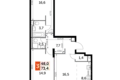 Квартира 3 комнаты 73 м² Северо-Западный административный округ, Россия