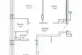 Квартира 2 комнаты 64 м² Минск, Беларусь