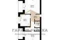 2 room apartment 61 m² Muchaviecki sielski Saviet, Belarus