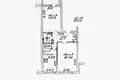 Wohnung 2 zimmer 50 m² Babrujsk, Belarus