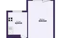 1 room apartment 35 m² Minsk, Belarus