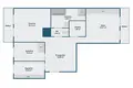 Mieszkanie 3 pokoi 87 m² Warszawa, Polska