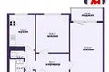 Mieszkanie 2 pokoi 46 m² Soligorsk, Białoruś