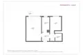 2 room apartment 42 m² Warsaw, Poland