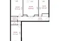 Wohnung 3 zimmer 74 m² Minsk, Belarus