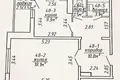 Квартира 1 комната 43 м² Минск, Беларусь
