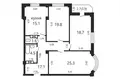 3 room apartment 105 m² Minsk, Belarus