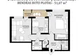 1 bedroom apartment 51 m² Vilnius, Lithuania