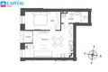 Квартира 2 комнаты 50 м² Вильнюс, Литва