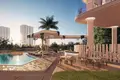 Complexe résidentiel New Boulevard Residence with a swimming pool and a spa area, Dubailand, Dubai, UAE