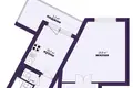 Wohnung 1 zimmer 47 m² Soligorsk, Belarus