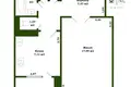 Appartement 1 chambre 37 m² Minsk, Bélarus