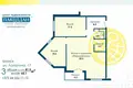 3 room apartment 81 m² Kopisca, Belarus