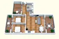 2 bedroom apartment 131 m² Budva Municipality, Montenegro