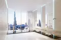 Residential complex New high-rise Mercedes Benz Residence with swimming pools in the center of Downtown Dubai, UAE