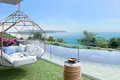 Residential complex Three-level houses in a residential complex with a private beach, a marina, a wide range of services in Bodrum, Mugla, Turkey