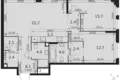 Квартира 3 комнаты 79 м² Северо-Западный административный округ, Россия