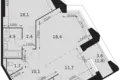 Mieszkanie 2 pokoi 72 m² Moskwa, Rosja