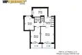 3 room apartment 66 m² Minsk, Belarus