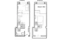 Estudio 37 m² San Petersburgo, Rusia
