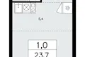 Квартира 1 комната 24 м² поселение Сосенское, Россия